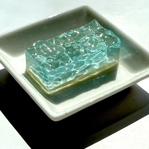 海ガメの海》海のかけら レジンアート インテリアオブジェ 立体