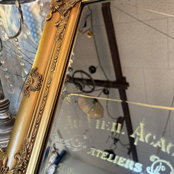 アンティークな部屋/ アンティーク調 壁掛け鏡（ゴールド） ウォールミラー ロイヤルサロン/ 10枚目の画像