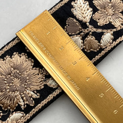 J38 ★50cm★インド刺繍リボン 4枚目の画像