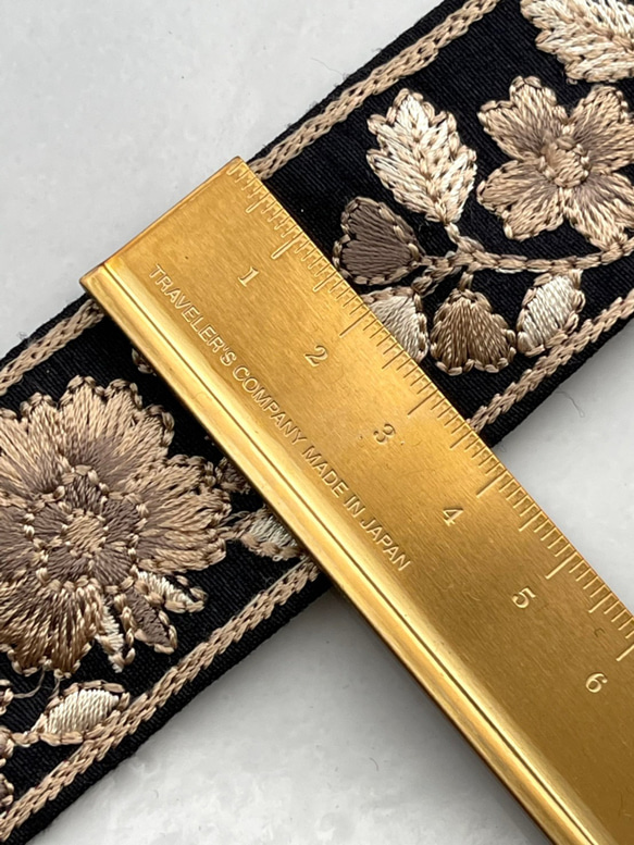 J38 ★50cm★インド刺繍リボン 4枚目の画像