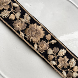 J38 ★50cm★インド刺繍リボン 2枚目の画像