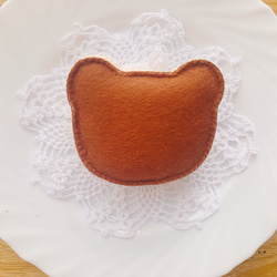 フェルト　くまちゃんホットケーキ 1枚目の画像