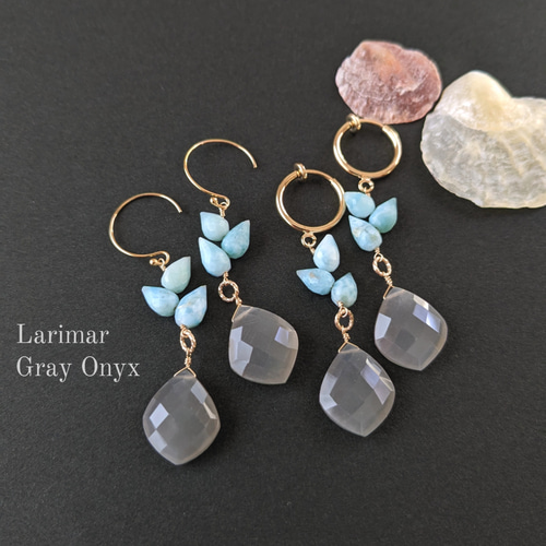 夏色つぼみカットのピアス