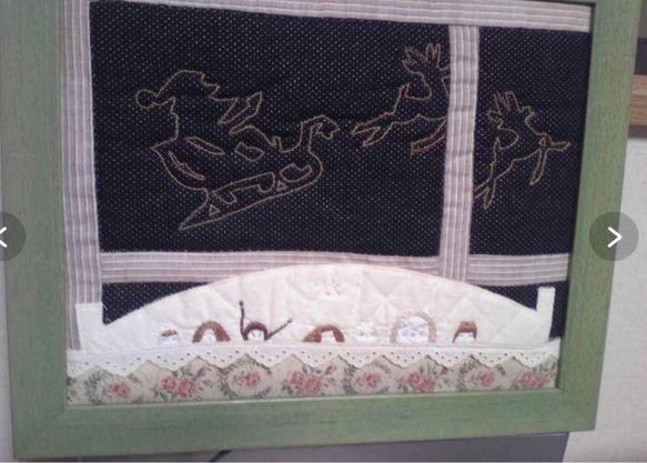 ☆オリジナル手作り額：夢見るクリスマスDreaming of Christmas