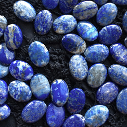 パネル生地　ラピスラズリ② アクセサリー素材 『天然石ラウンド ラピスラズリ 約8mm 12個入り