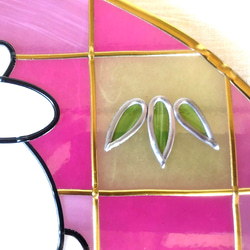 うさぎの和飾り　ステンドグラス風 6枚目の画像