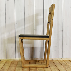 無垢材のダイニングチェア 椅子 カフェチェア 8枚目の画像