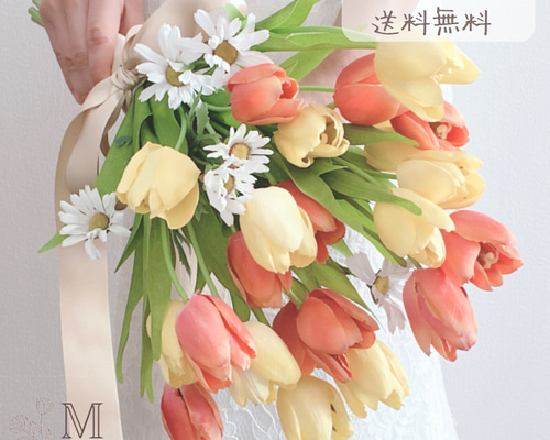 saleチューリップと桜のクラッチブーケとブートニアセット 楽天市場】春婚 チューリップ スイートピー クラッチブーケ 前