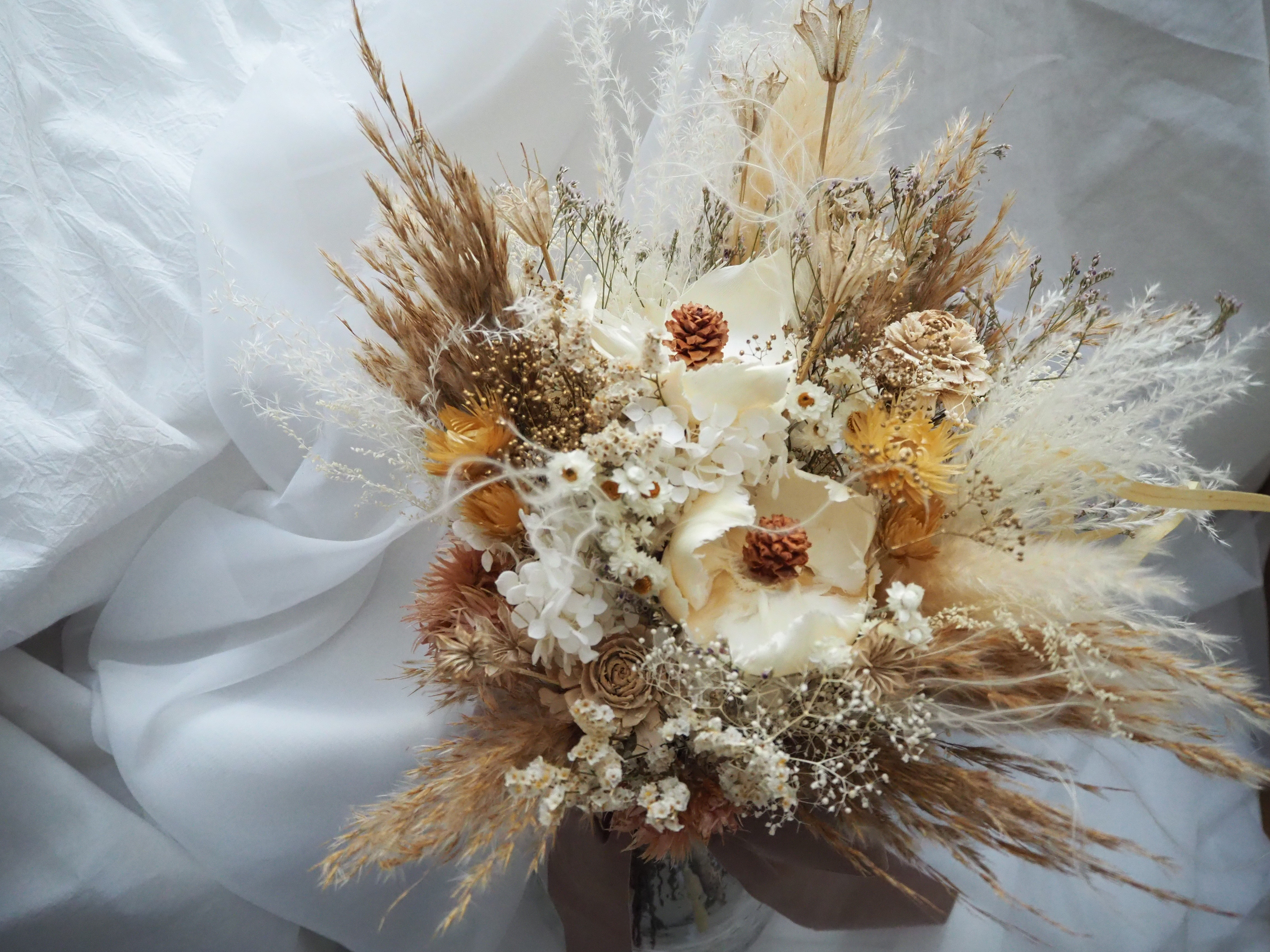 ドライフラワーのラテカラーブーケ wedding bouquet 12,100円