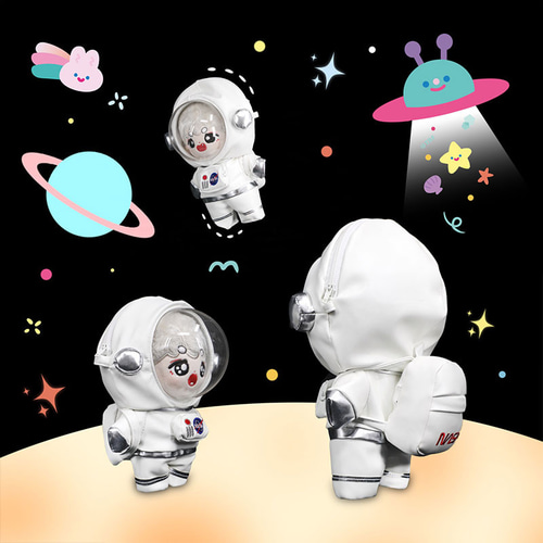 新入荷【限定1】20㎝ぬいぐるみ服 宇宙服 宇宙着かっこいい ブラック