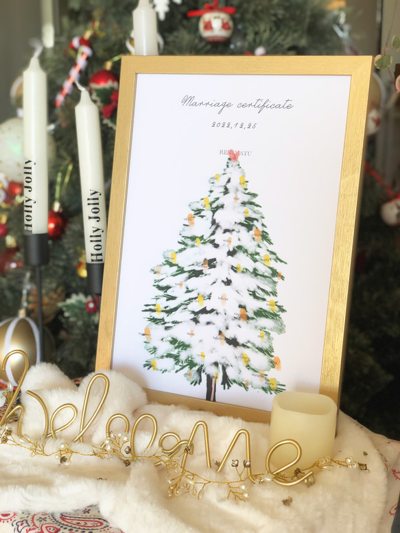 ウェルカムスペース　クリスマス　冬婚　ホワイト　ゴールド ウェルカムスペース クリスマス 冬婚 ホワイト ゴールド - メルカリ