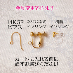 新春価格♡虹色うろこのアクセサリーセット［14KGF＆プレシャスオパール］ 14枚目の画像