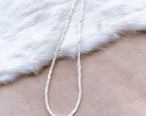 マザーオブパールシェル14kgfチョーカーネックレス ネックレス