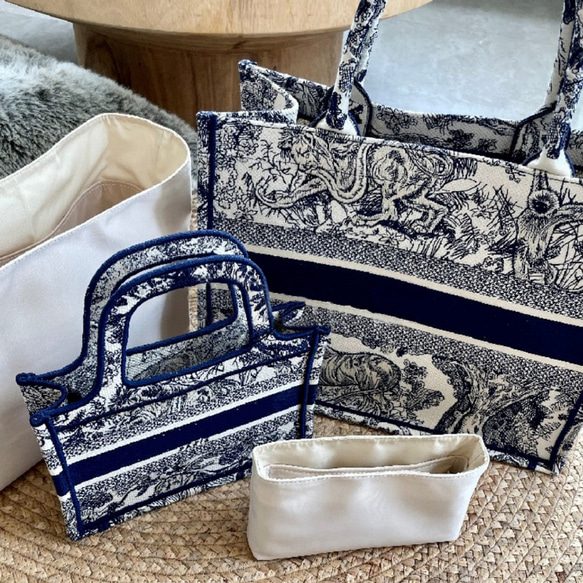 Dior striped book tote sale