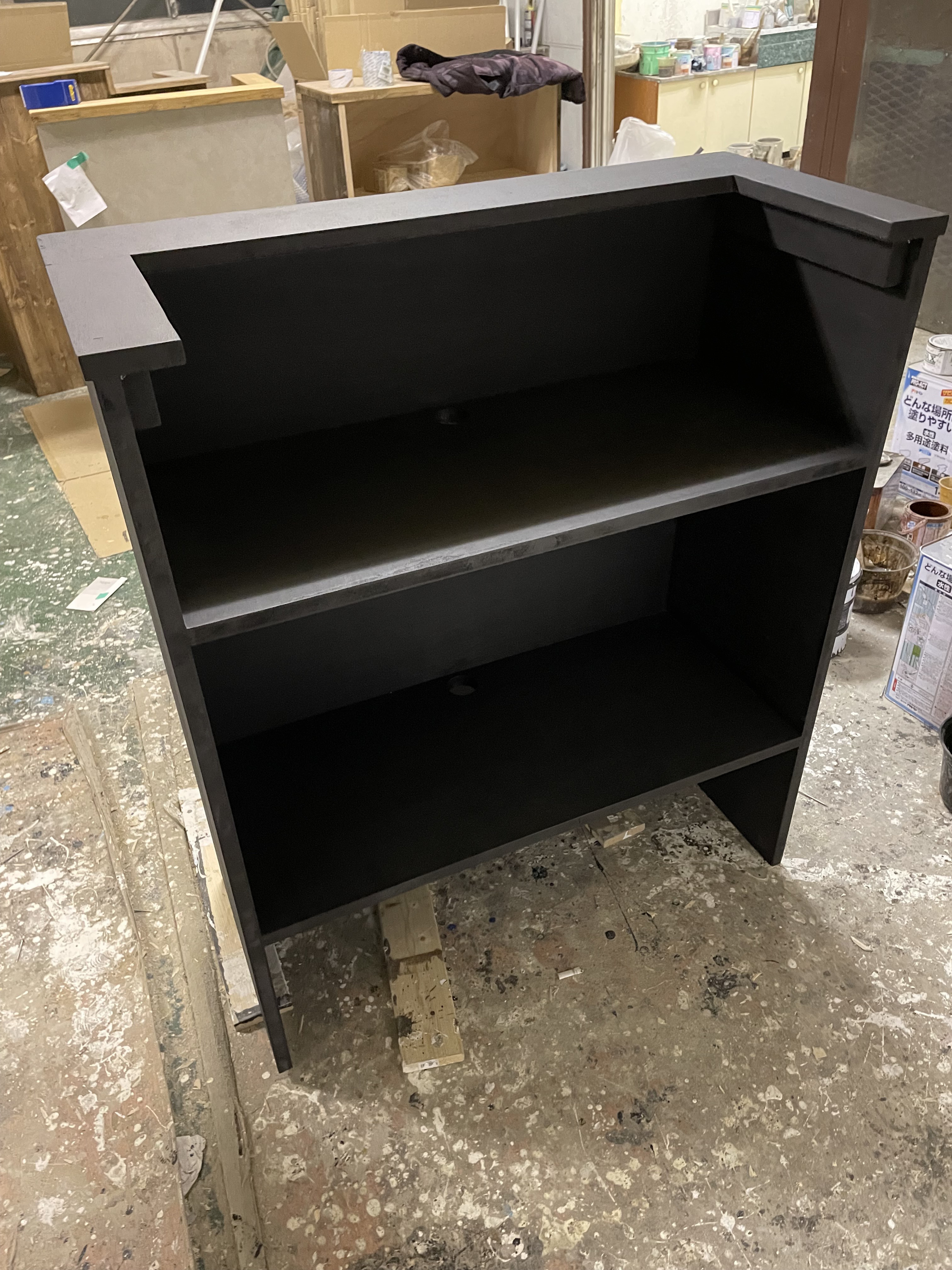 レジカウンター　受付カウンター。