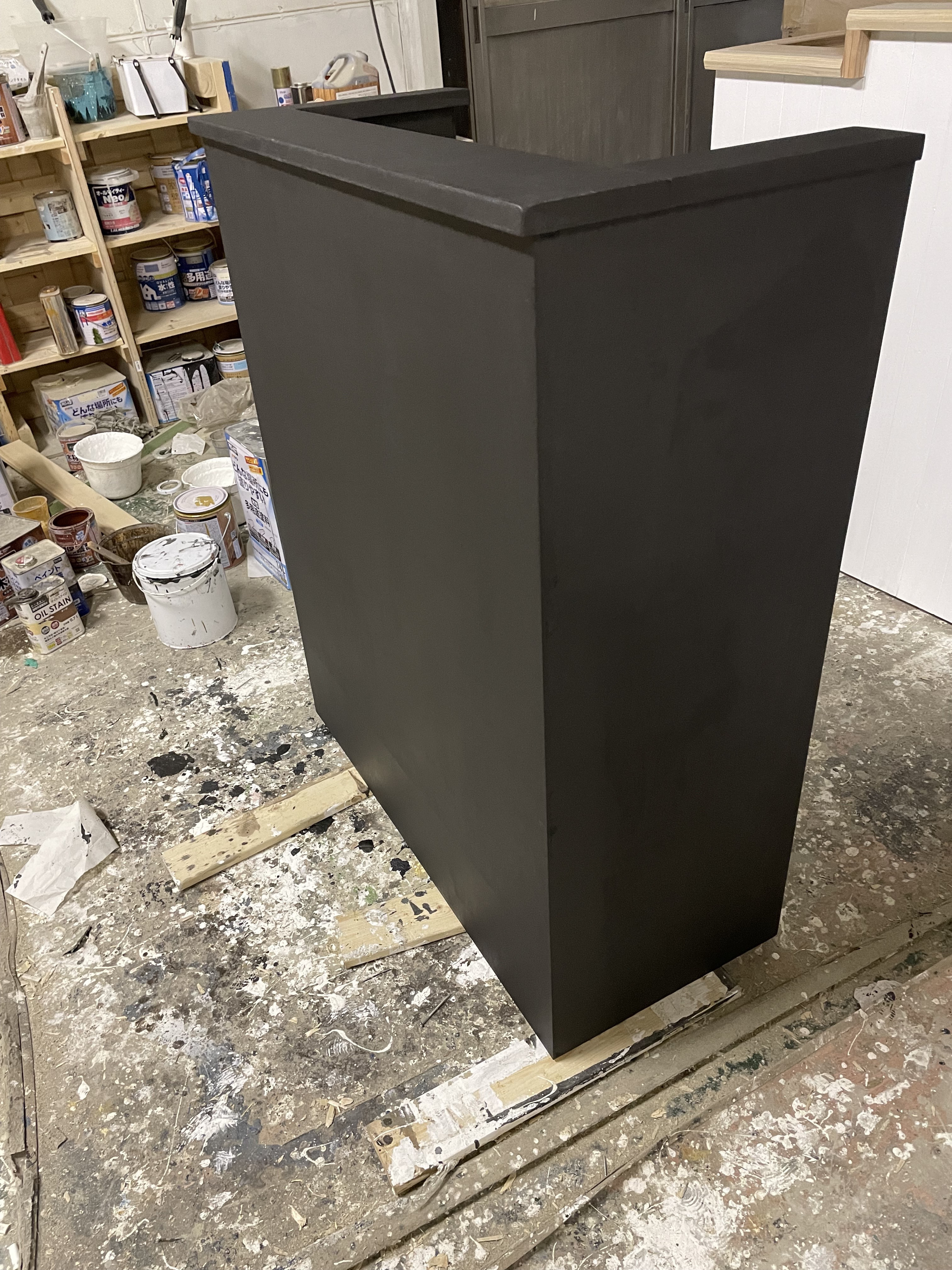 レジカウンター　受付カウンター。