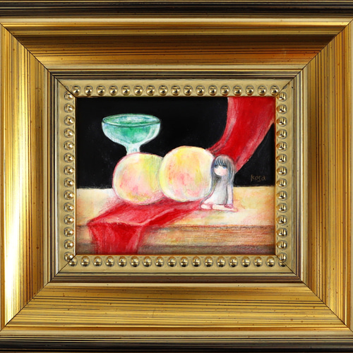 原画 / 桃のある静物 絵画 小坂由希 通販 15164440｜Creema