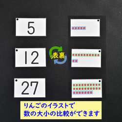 数の順番カード　数の大小　数の多少　数の順序 2枚目の画像