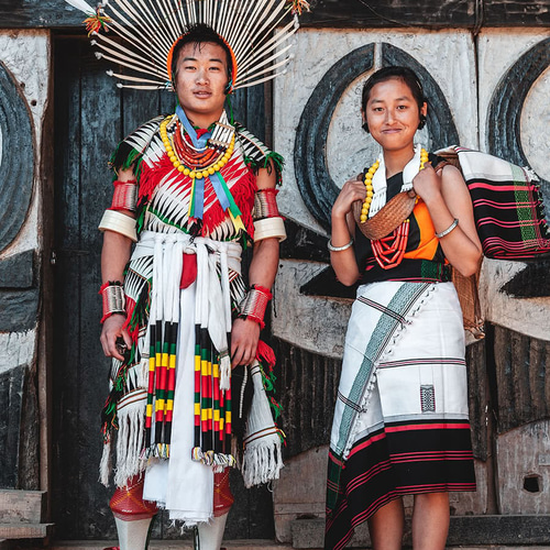 アフリカEwe族 ミャンマーNaga族 2way CAP キャスケット ハンチング