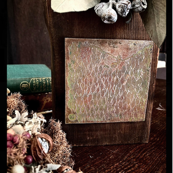 アンティーク 銅版画　未使用・保管品、美品 銅版 objet【森】 （銅版画） その他アート hacolor 通販 15164562