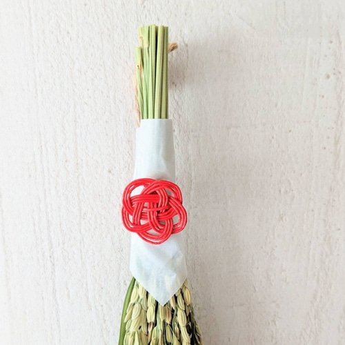 シンプル稲穂飾り お正月飾り 水引 しめ縄・しめ飾り hanahana 通販