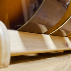 【24時間以内に発送】手作り木工　木製ギタースタンド （オーク） ３本掛け 7枚目の画像