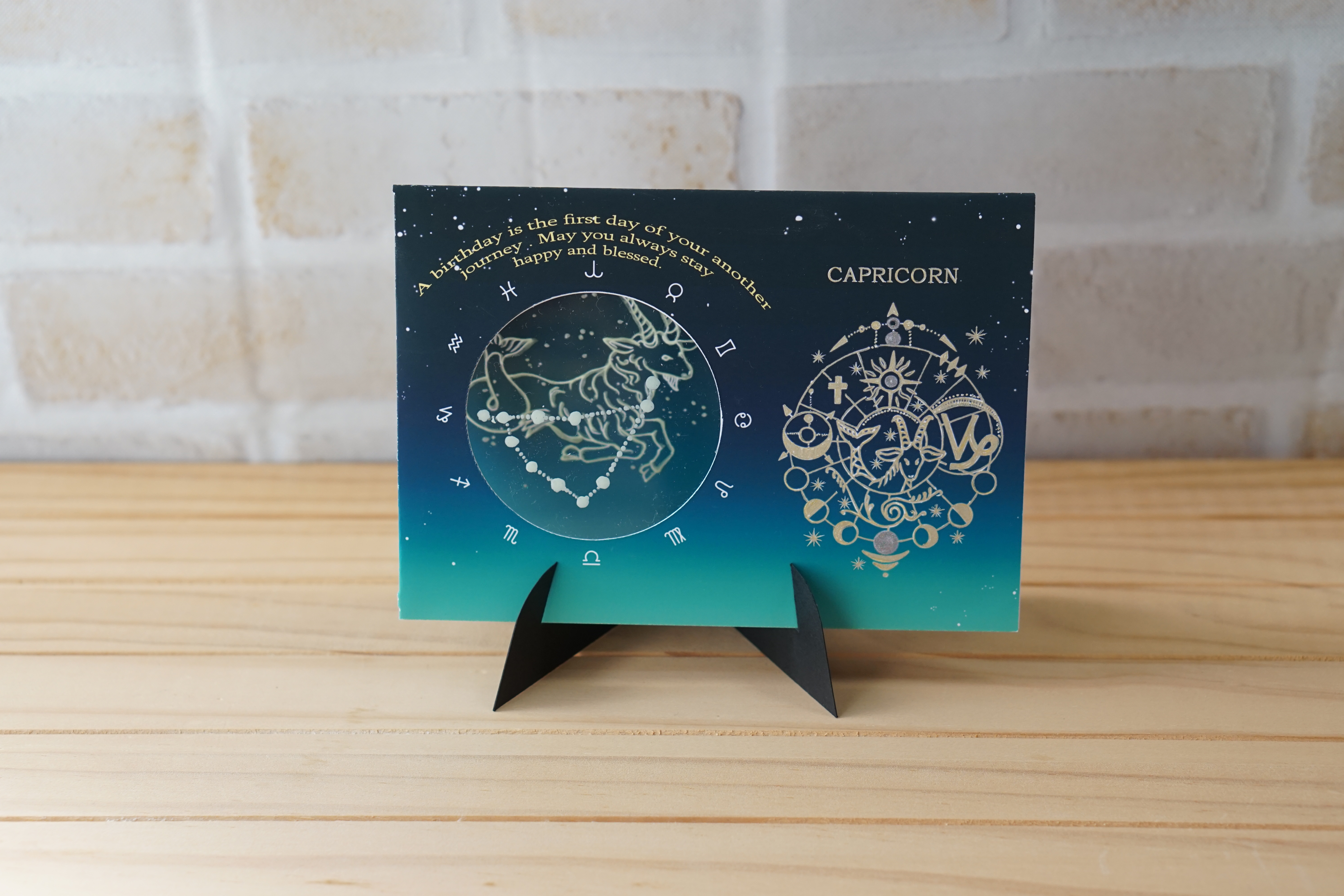 やぎ座メッセージカード -光る星座カード CAPRICORNUS- メッセージ