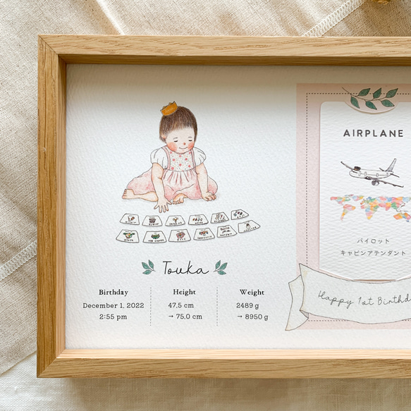 A５台紙＊選び取りカード (小) 専用＊ＧＩＲＬ 2枚目の画像