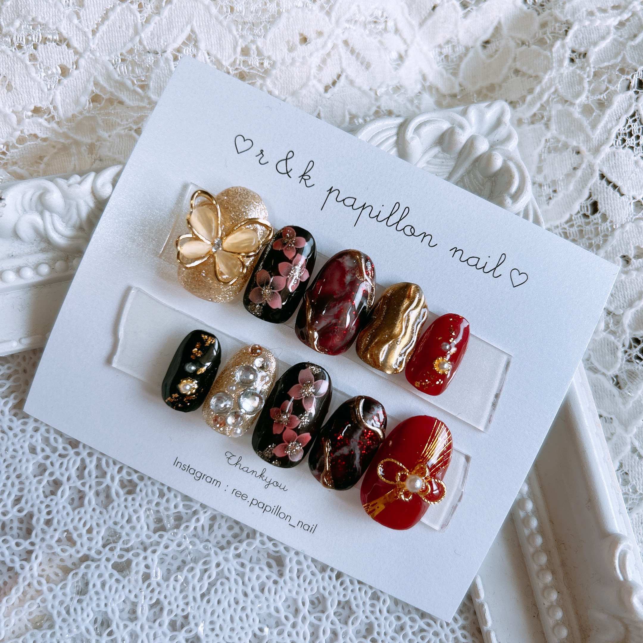 ネイルチップ 成人式ネイル 現品のみ