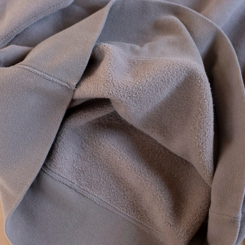 再入荷】yohaku 裏起毛トレーナー グレージュ｜unisex 3 size