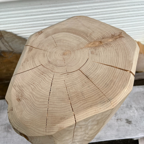 ヒバ丸太椅子スツール SHOP 青森ヒバ丸太スツール_H30cm (Cul de Sac中目黒) - Cul de