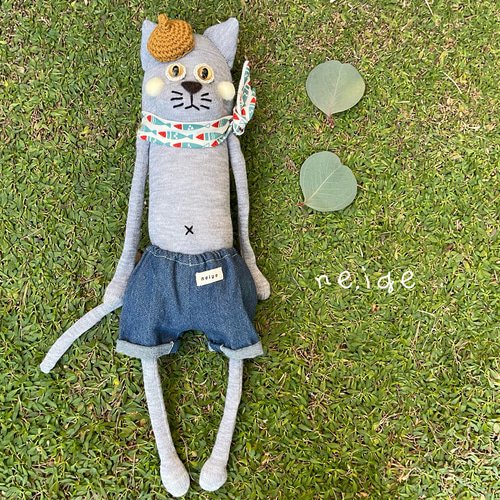 ハンドメイド ソックモンキー さる 手作り ぬいぐるみ ソックス