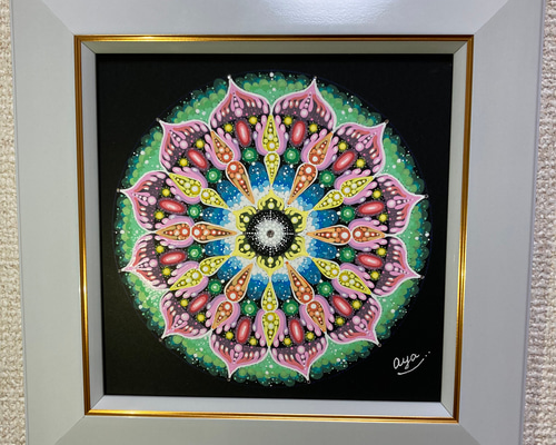 お値引きしました！曼荼羅 特大 手描き 2ebb3c2f00b6dc8247d6aa618962f0