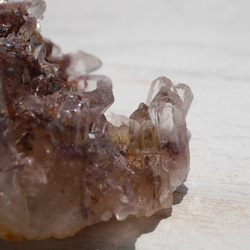 10%OFFSale天然石レッドファントムクォーツ約69mm赤富士水晶クラスター原石[rphq-221220-01] 17枚目の画像