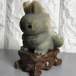 天然水晶彫刻象の置物貴州紫縁蛍石原石とてもかわいい その他置物 Like