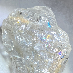 ゴールデンマイカ内包✨　レインボー  エレスチャル  骸骨水晶　原石 1枚目の画像