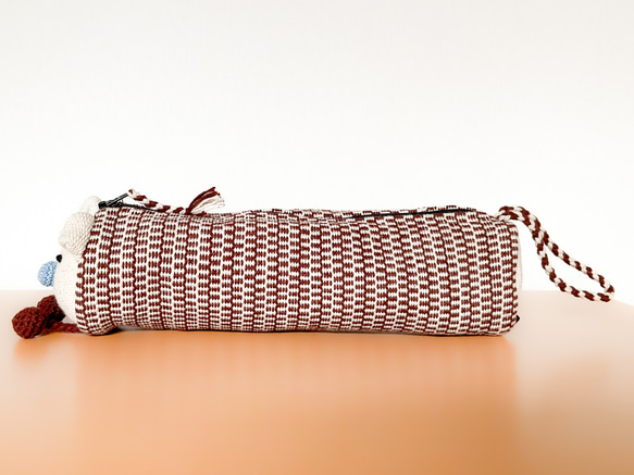 【送料無料】ペンケース　布　アニマル 3枚目の画像