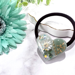 大きめで可愛い きらめく青薔薇のレジンヘアゴム ヘアゴム Kemko 通販