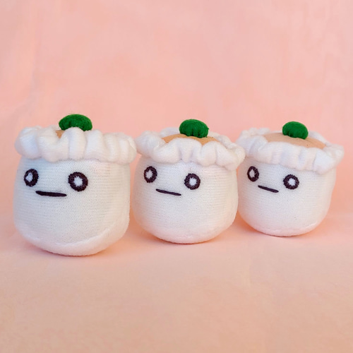 しゅうまいちゃん　ぬいぐるみ　ハンドメイド　平成 しゅうまいくんぎょうざちゃんシリーズ - ヨコハマ・グッズ001