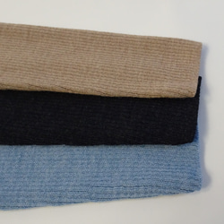 [日本製] 瓶頸羅紋針織套頭衫（希瑟海軍藍） 第9張的照片