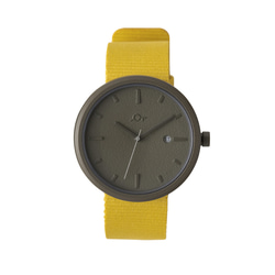 おもちゃから生まれた腕時計「YOT WATCH」　 40mm　Mustard/Khaki 2枚目の画像
