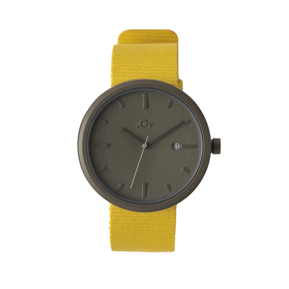 おもちゃから生まれた腕時計「YOT WATCH」　 40mm　Mustard/Khaki 2枚目の画像