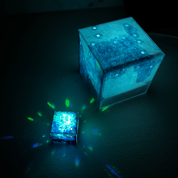 IceBlueの夜（温度、湿度、気圧計付き）＆小さな星空（コイン電池式）（Creema限定、福袋） 2枚目の画像