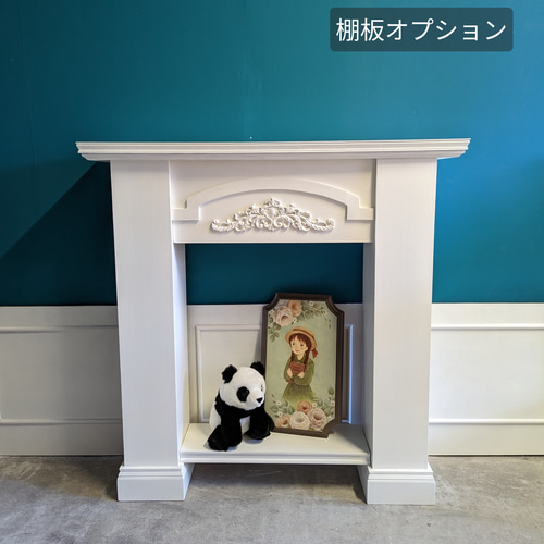 マントルピース型シェルフ M ホワイト | Francfranc（フラン