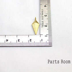 [2 pieces] Shape motif Triangle pyramid [啞光金] -mt-3858 第4張的照片