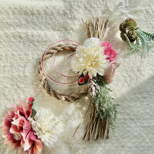 2023しめ縄飾り ナチュラルブラウン その他インテリア雑貨 はく 通販  