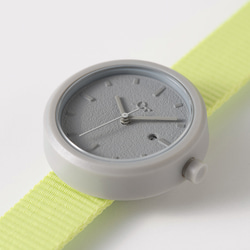 おもちゃから生まれた腕時計「YOT WATCH」　 32mm　Neon Yellow Green/Gray 4枚目の画像