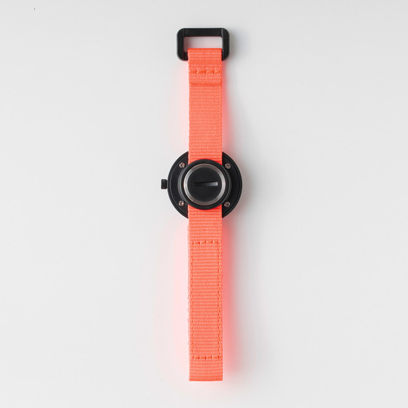 おもちゃから生まれた腕時計「YOT WATCH」　 Kids　Neon Orange/Black 2枚目の画像