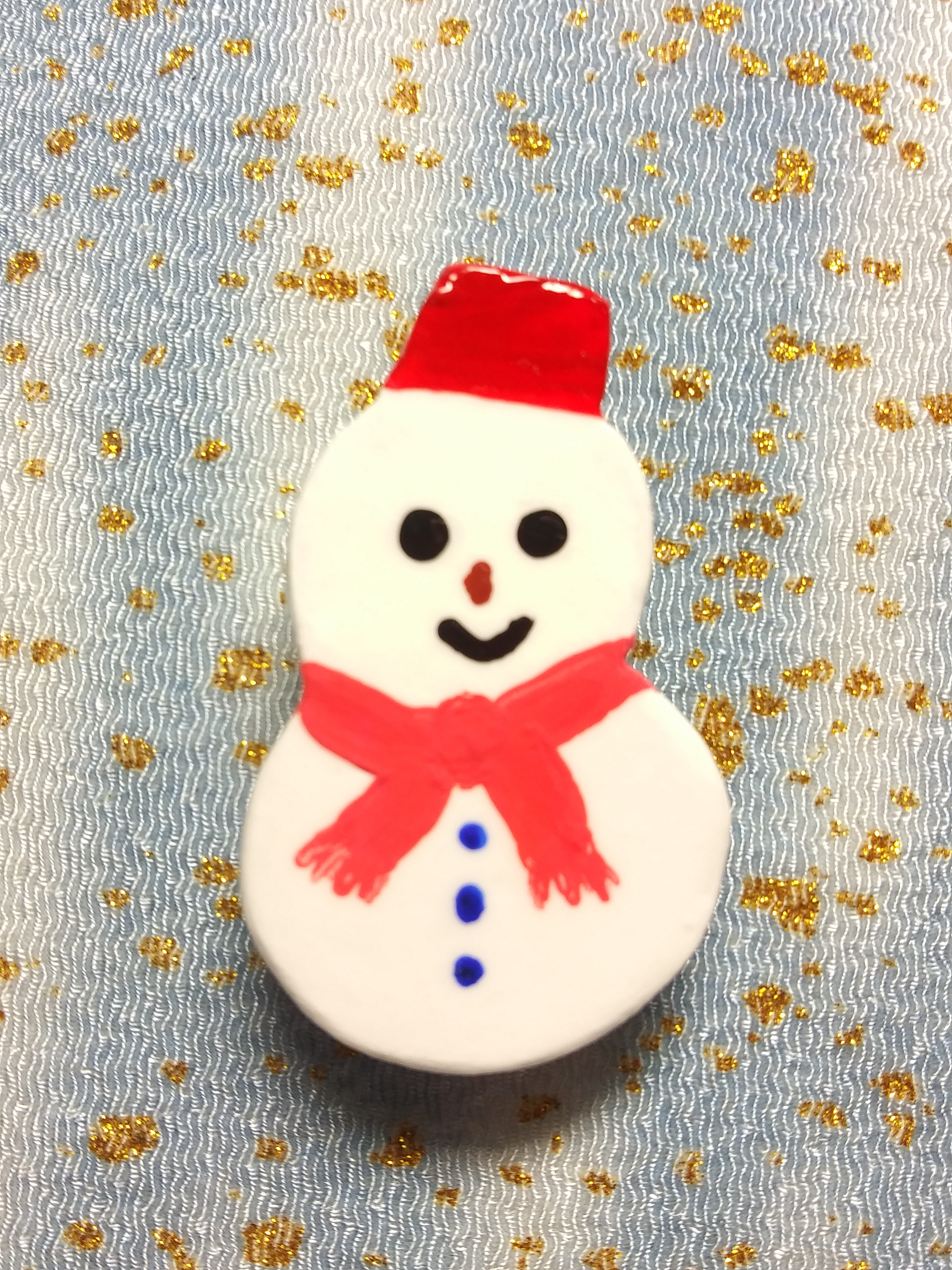 爆売り！ ヴィンテージ ブローチ ＊ 雪だるま アンティーク雑貨