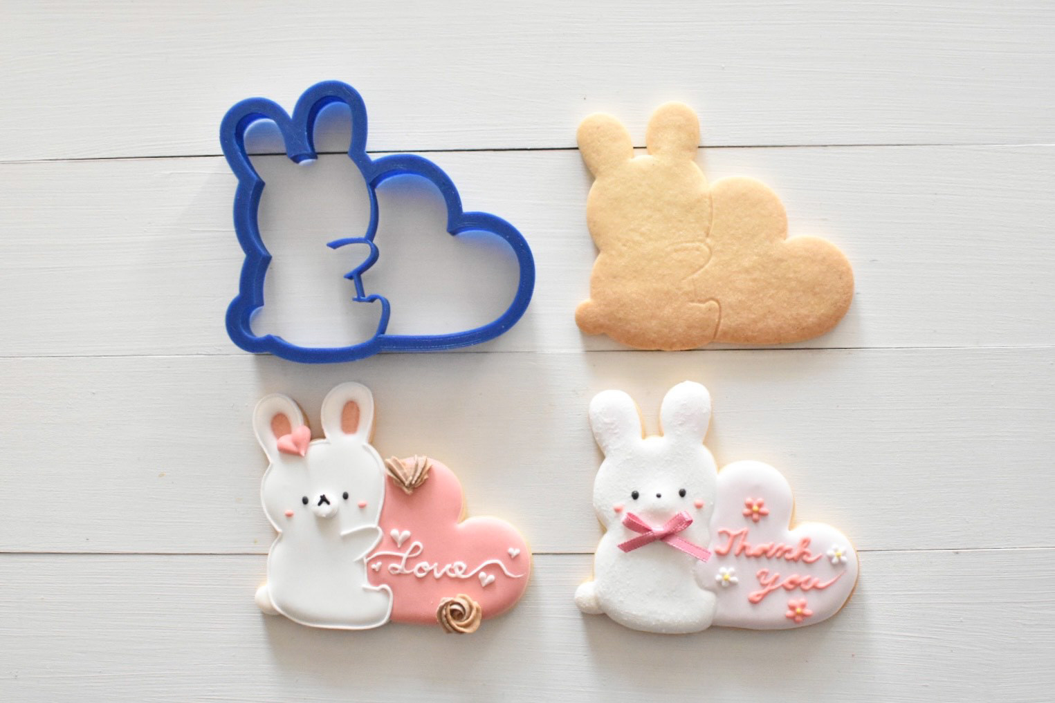 クッキー型　うさぎチョイス　9種類から選んでください クッキー型うさぎチョイス9種類から選んでください